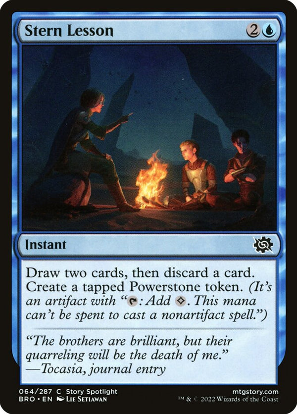 Stern Lesson - Magic: The Gathering