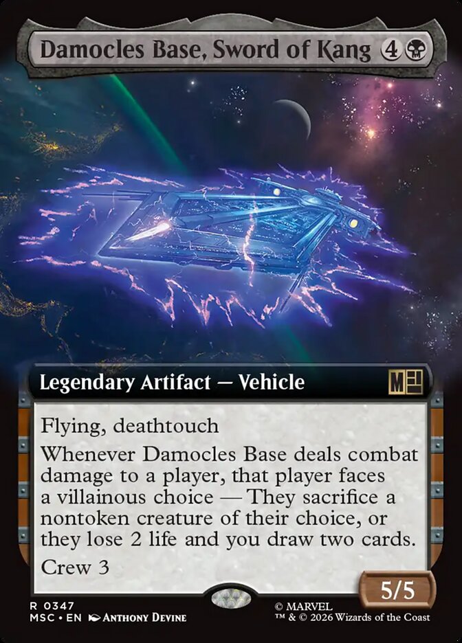 Damocles Base, Sword of Kang (Extended Art)
