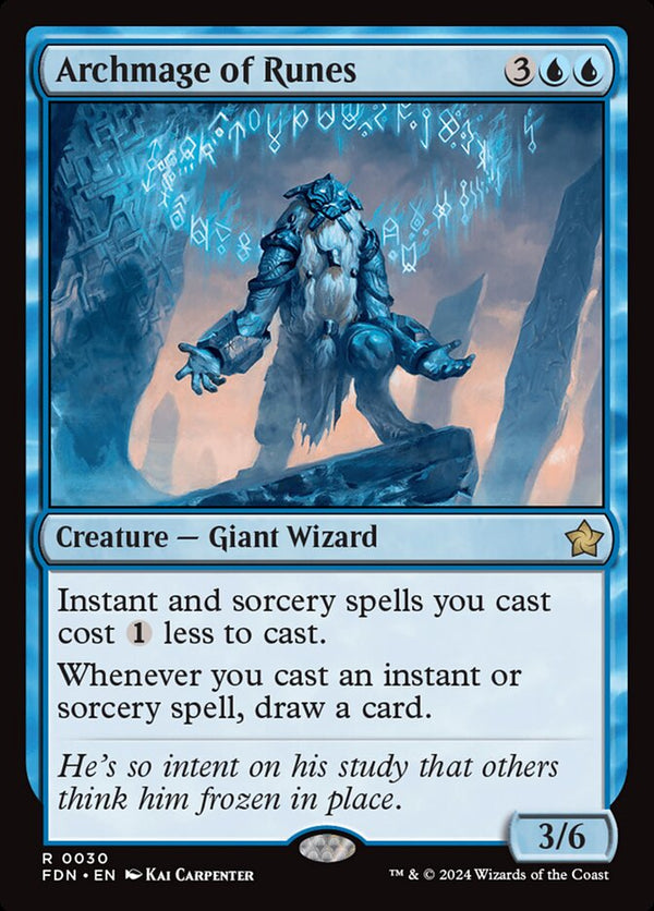 Archmage of Runes (FDN 30) - Magic: The Gathering