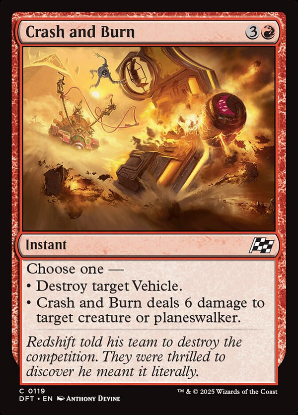 Crash and Burn - Magic: The Gathering