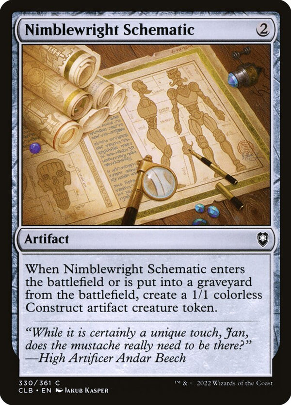 Nimblewright Schematic - Magic: The Gathering