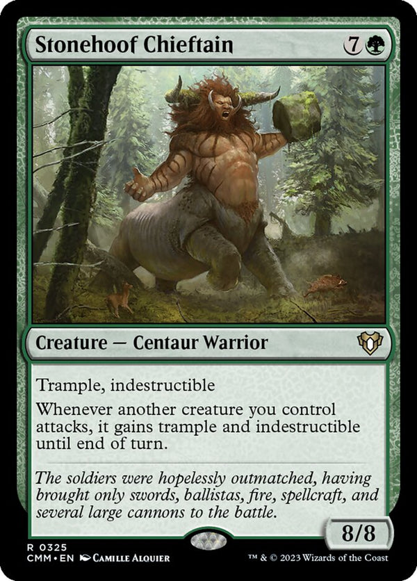 Stonehoof Chieftain - Magic: The Gathering