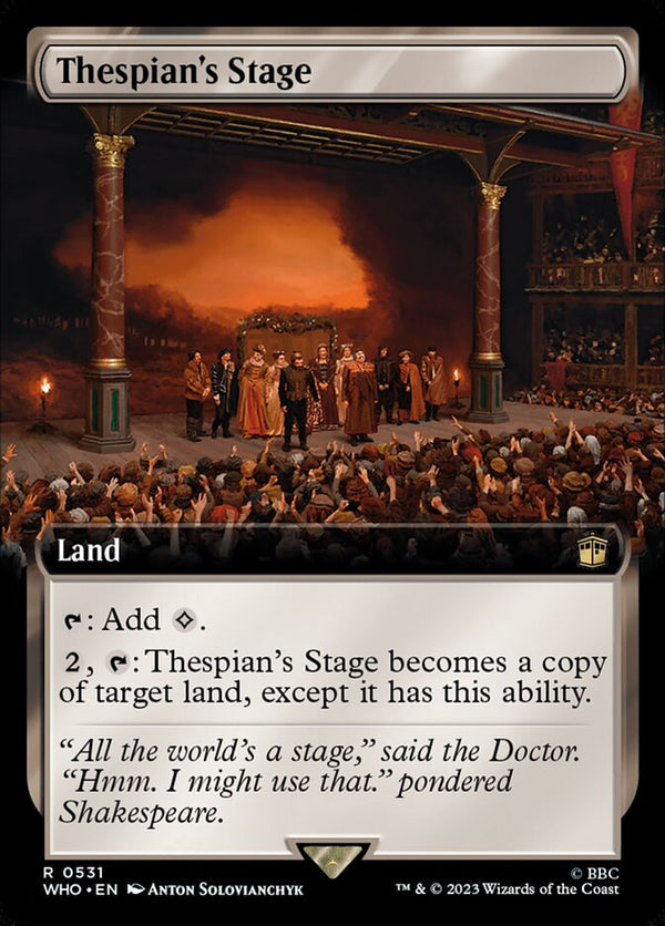 Thespian's Stage (Extended Art) - Magic: The Gathering