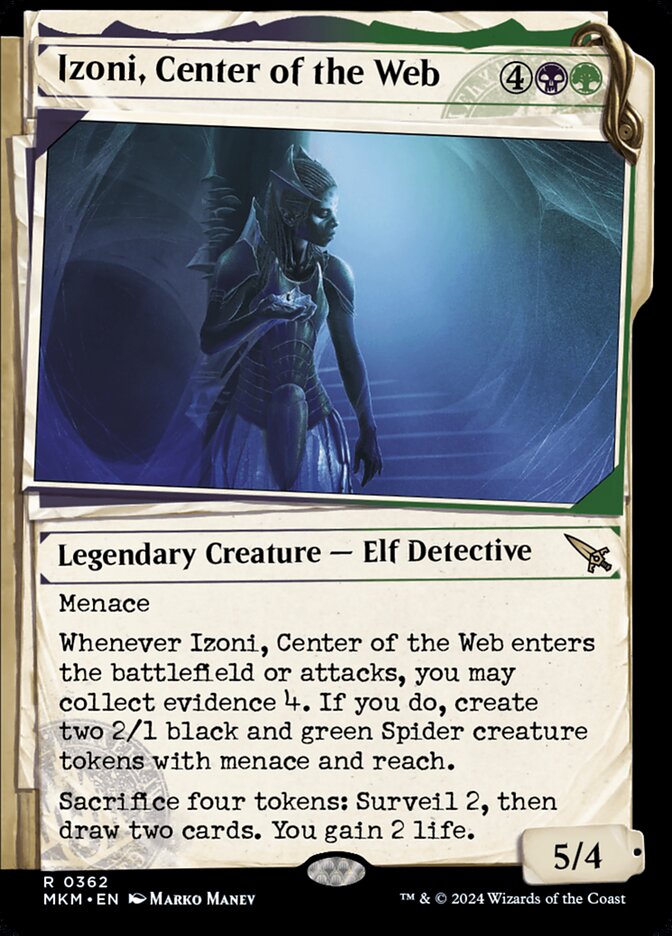 Izoni, Center of the Web (Showcase)