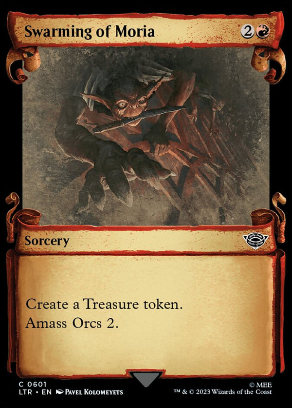 Swarming of Moria (Showcase Scrolls) - Magic: The Gathering