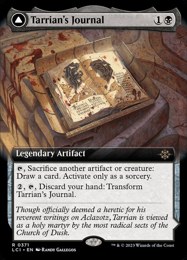 Tarrian's Journal (Extended Art) - Magic: The Gathering