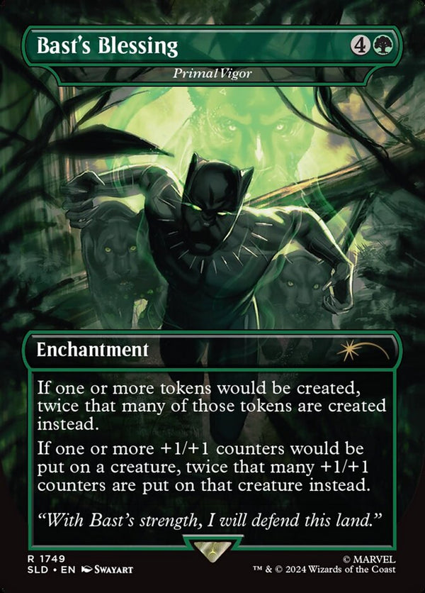 Bast's Blessing - Primal Vigor - Magic: The Gathering