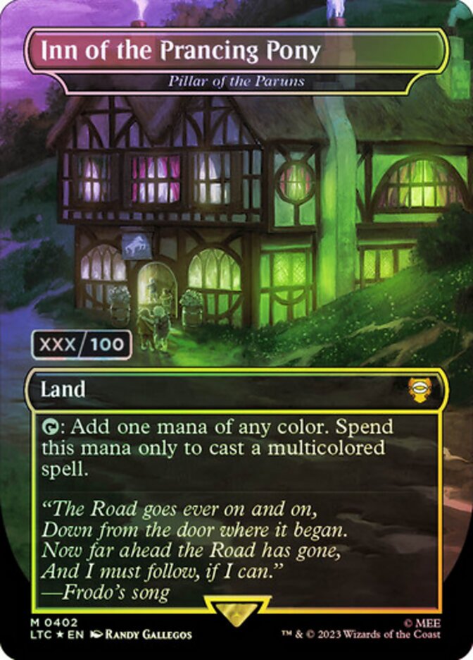 Inn of the Prancing Pony - Pillar of the Paruns (Serial Numbered)