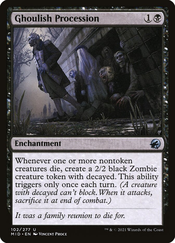 Ghoulish Procession - Magic: The Gathering