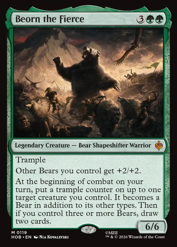 Beorn the Fierce - Magic: The Gathering