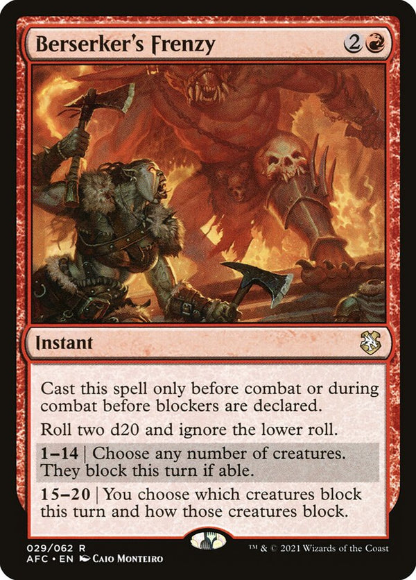 Berserker's Frenzy - Magic: The Gathering