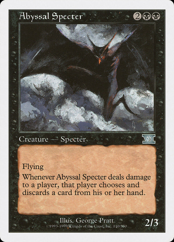 Abyssal Specter - Magic: The Gathering