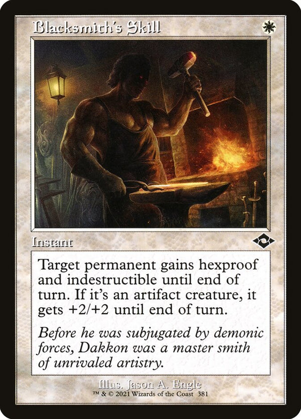 Blacksmith's Skill (Retro Frame) - Magic: The Gathering