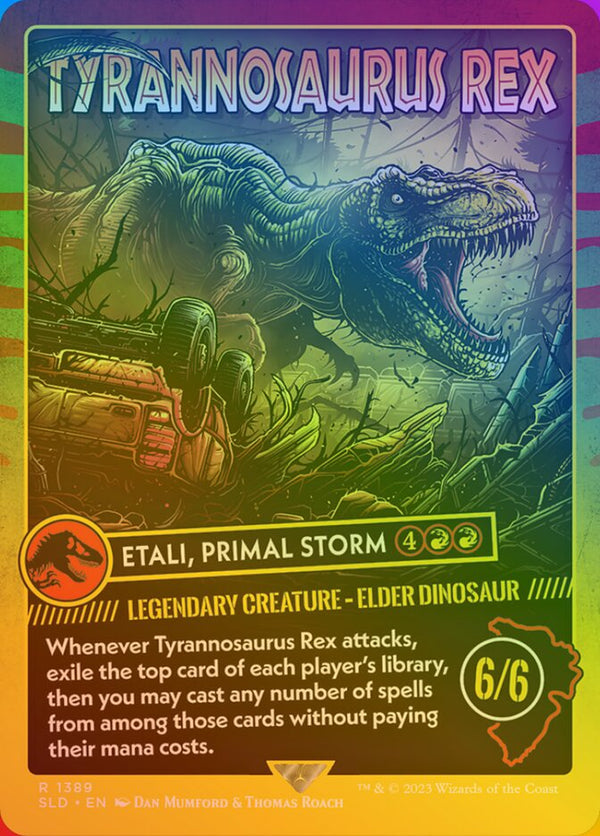 Tyrannosaurus Rex - Etali, Primal Storm (Rainbow Foil) - Magic: The Gathering