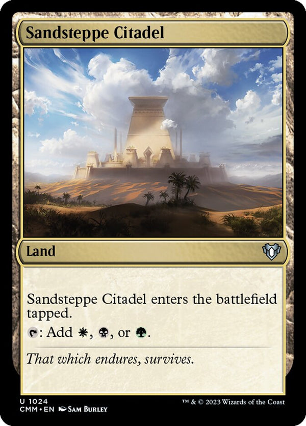 Sandsteppe Citadel - Magic: The Gathering