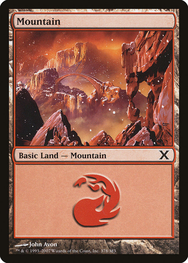 Mountain (378) - Magic: The Gathering