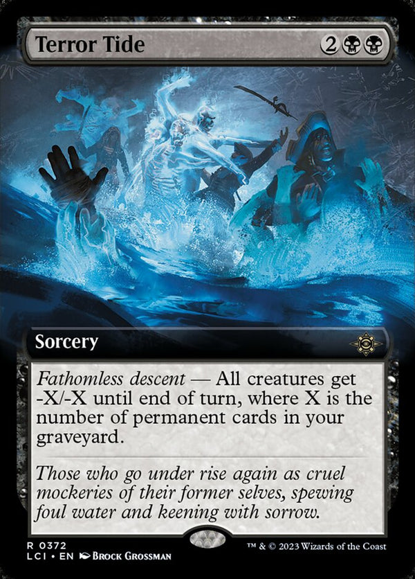 Terror Tide (Extended Art) - Magic: The Gathering