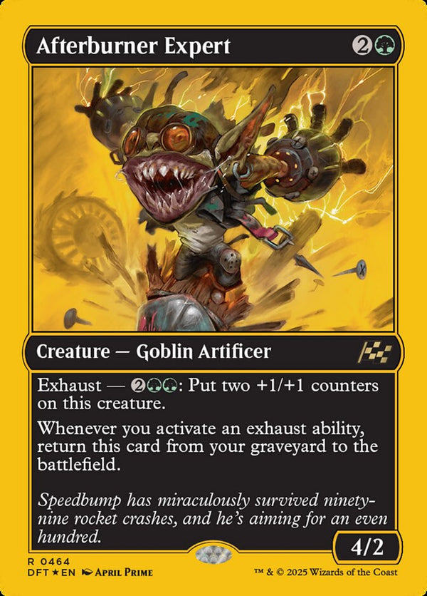 Afterburner Expert (First-Place Foil) - Magic: The Gathering