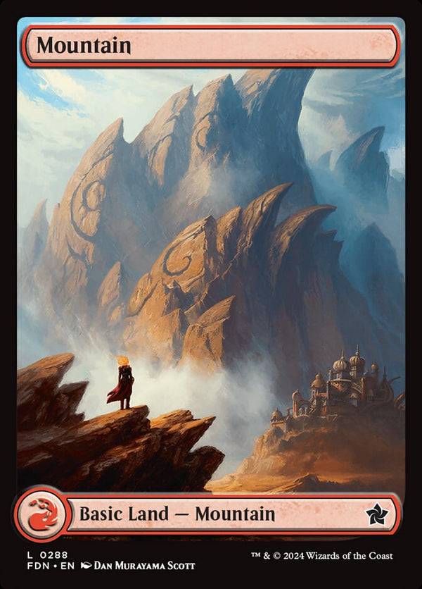 Mountain (0288) - Magic: The Gathering