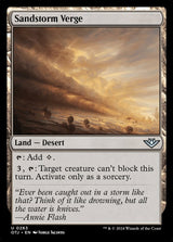 Sandstorm Verge - Magic: The Gathering