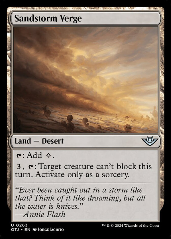Sandstorm Verge - Magic: The Gathering