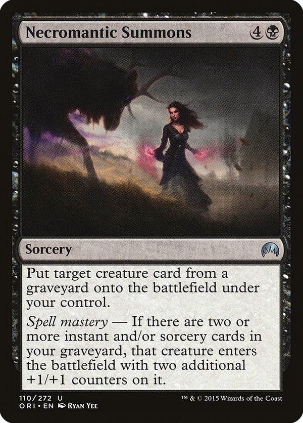 Necromantic Summons - Magic: The Gathering
