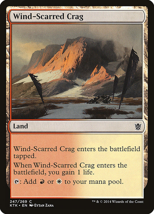 Wind-Scarred Crag - Magic: The Gathering