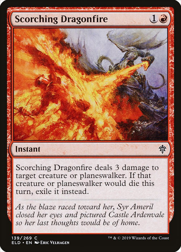 Scorching Dragonfire - Magic: The Gathering