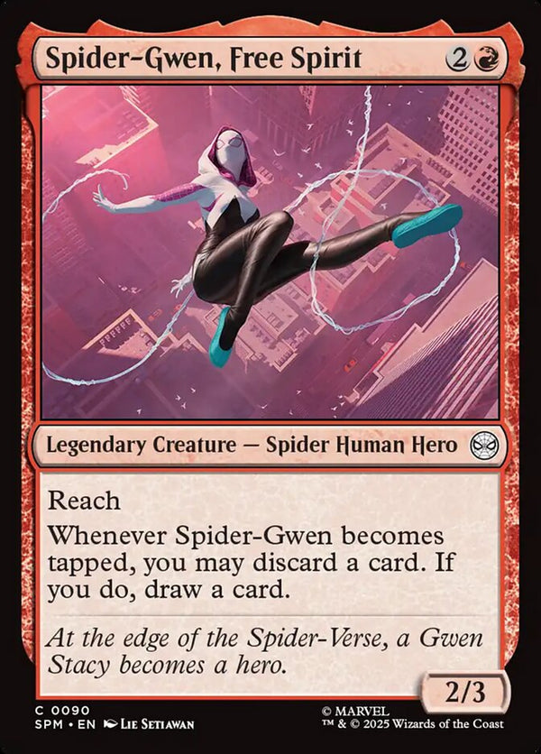 Spider-Gwen, Free Spirit - Magic: The Gathering