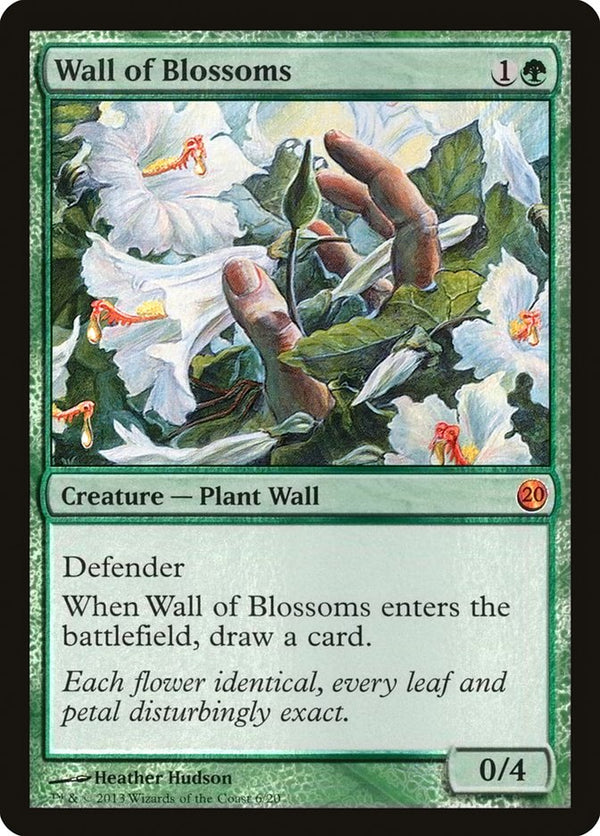 Wall of Blossoms - Magic: The Gathering