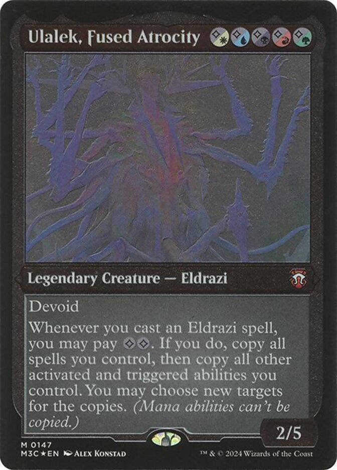 Ulalek, Fused Atrocity (Display Commander) - Thick Stock