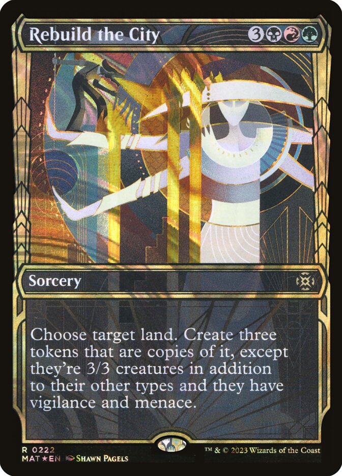 Rebuild the City (Halo Foil)