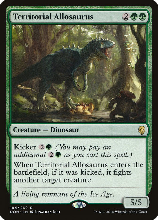 Territorial Allosaurus - Magic: The Gathering