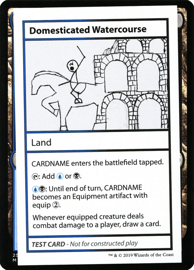 Domesticated Watercourse (No PW Symbol)