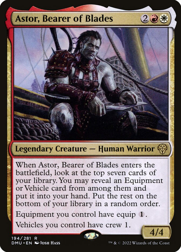 Astor, Bearer of Blades - Magic: The Gathering