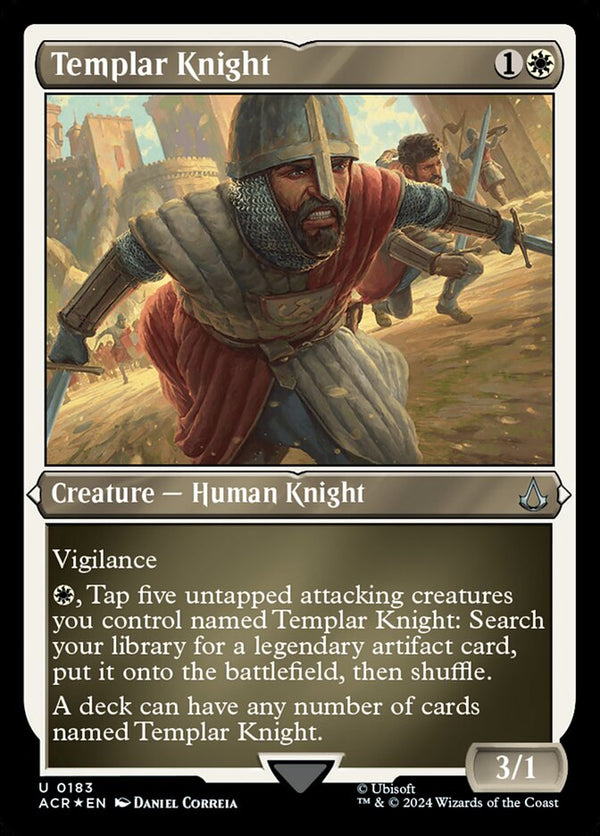 Templar Knight (Foil Etched) - Magic: The Gathering