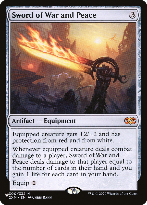 Sword of War and Peace [The List] - Magic: The Gathering