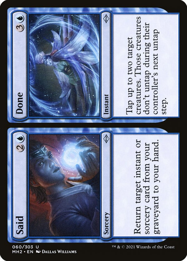 Said // Done - Magic: The Gathering
