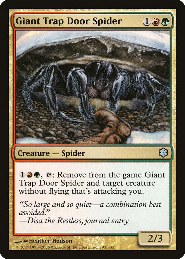Giant Trap Door Spider - Magic: The Gathering