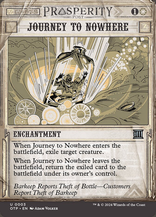 Journey to Nowhere - Magic: The Gathering