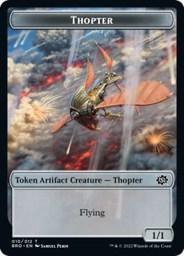 Thopter // Construct (005) Double-Sided Token - Magic: The Gathering