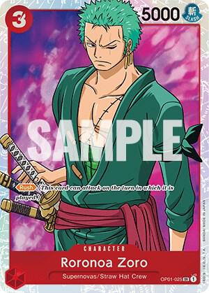 Roronoa Zoro (025) - One Piece Card Game