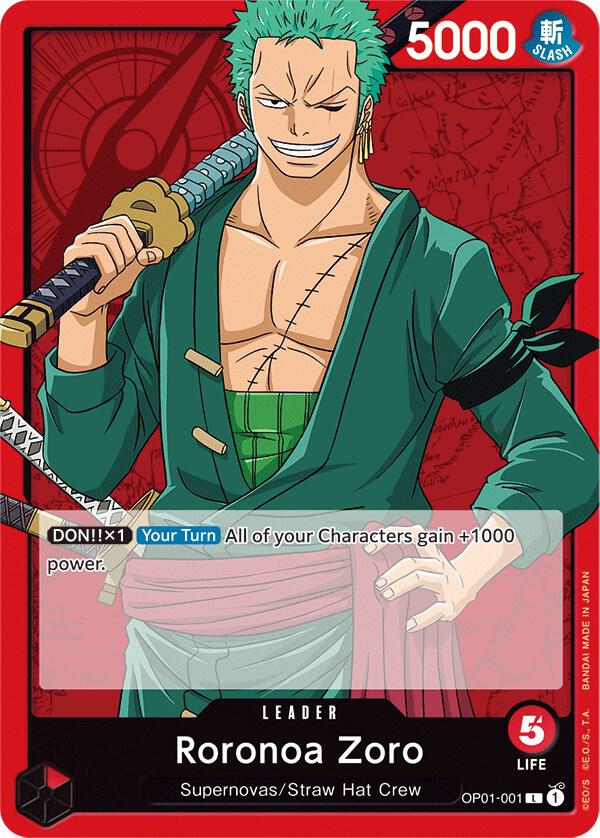Roronoa Zoro (001) - One Piece Card Game