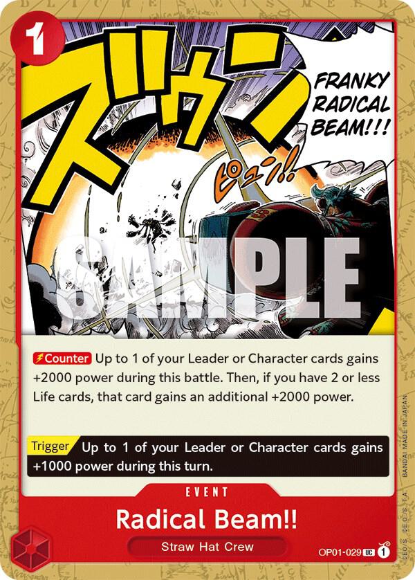 Radical Beam!! - One Piece Card Game