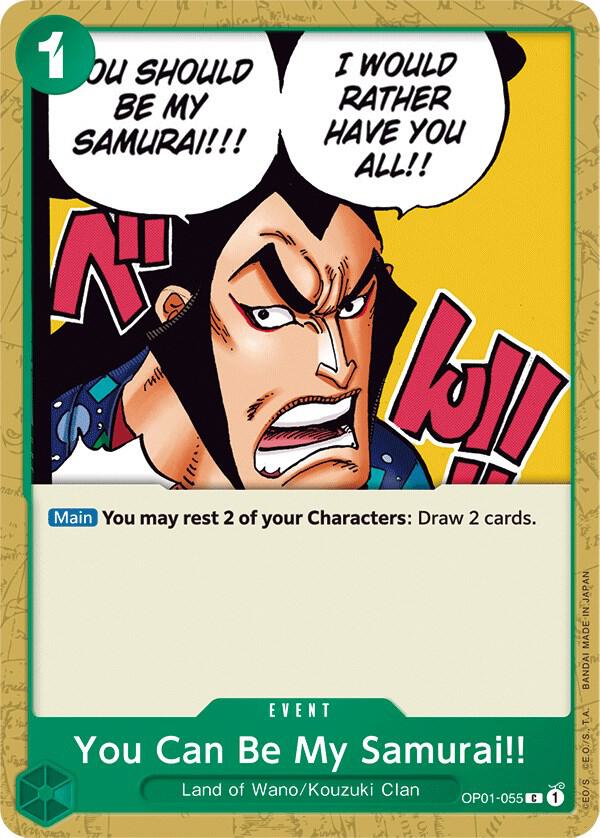 You Can Be My Samurai!! - One Piece Card Game