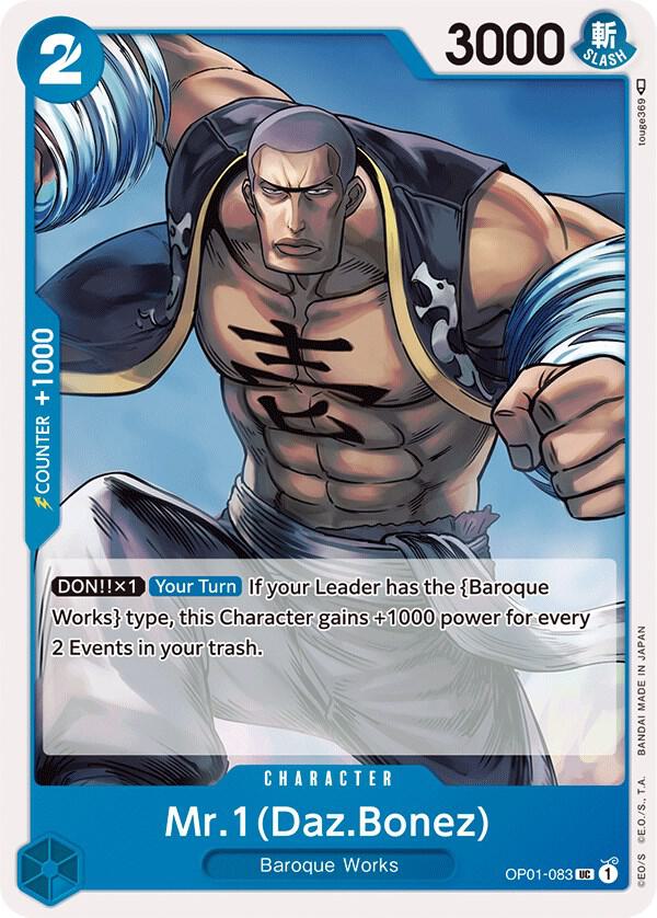 Mr.1 (Daz.Bonez) - One Piece Card Game
