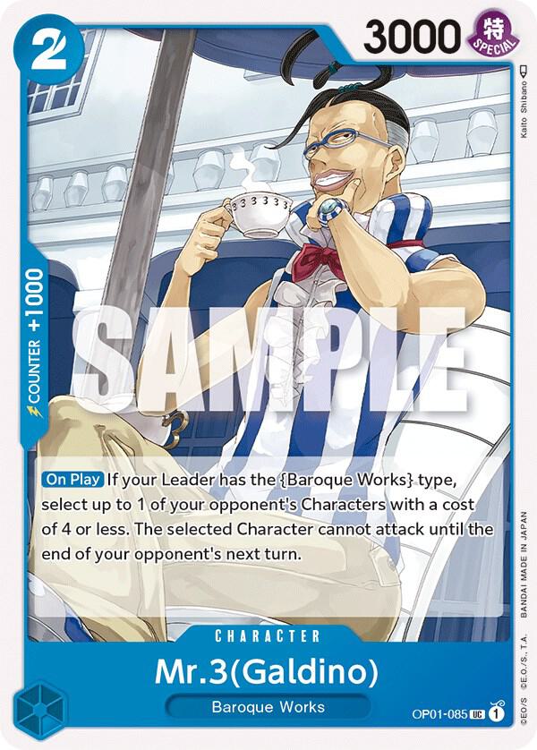 Mr.3 (Galdino) - One Piece Card Game