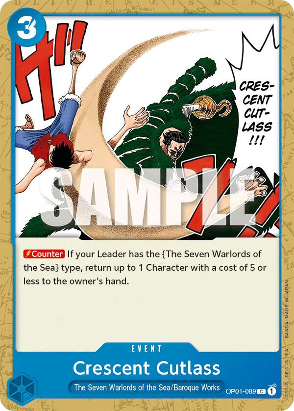 Crescent Cutlass - One Piece Card Game