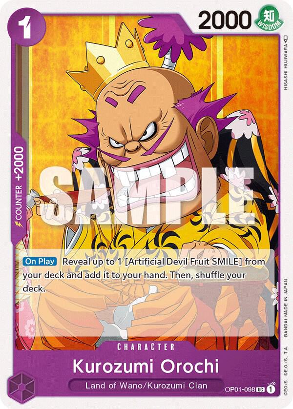 Kurozumi Orochi - One Piece Card Game