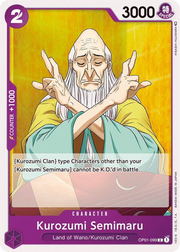 Kurozumi Semimaru - One Piece Card Game